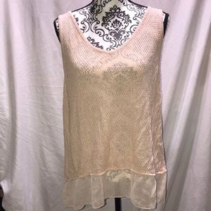 Large August Silk Tank Size Large